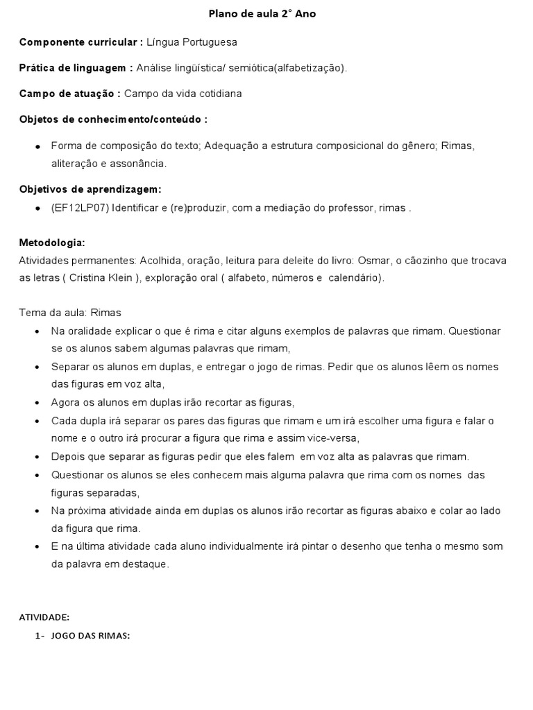 Plano de aula dislexia pdf estudos de l nguas estrangeiras