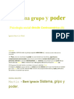 Martin Baro-Sistema, Grupo y Poder PDF