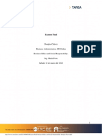 Examen Final Business Ethics and Social Responsability Douglas Chavez PDF