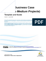 Project Business Case Template and Guide For Small To Medium Projects 1