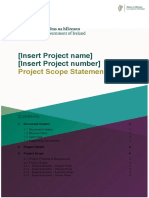 19 Project Scope Statement