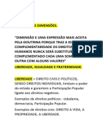 DIREITOS FUNDAMENTAIS: LIBERDADE, IGUALDADE E FRATERNIDADE