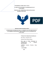 Plan de Investigación - Condiciones Generales para La Exportación de Servicios en PDF