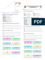 EVALUACIÓN DE MATEMATICAS Números Romanos