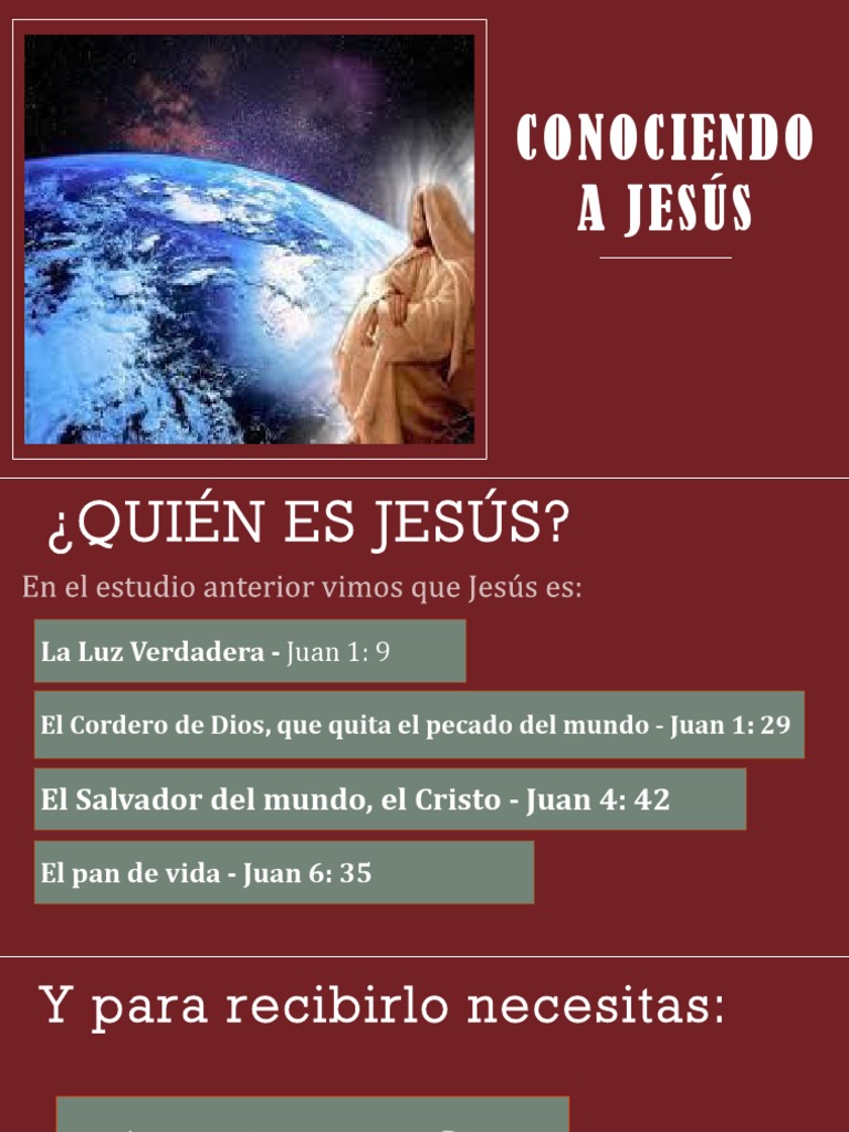 Conociendo Jesús Lección 2 Pdf