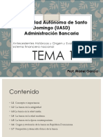 Unidad 1 Adm Bancaria Origen y Evoluciòn Banca Dominicana