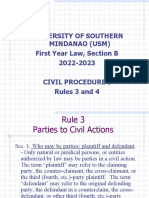 CivPro Rule 3 Rule 4