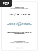 ENGINEERING ORDER REMOVAL AND INSTALLATION OF THE MAIN ROTOR - JULIAN DIAZ Y CARLOS MARTINEZ