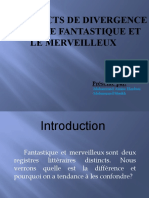 Les Aspects de Divergence Entre Le Fantastique Et LE MERVEILLEUX