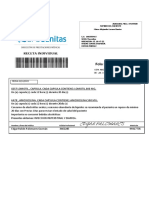 Receta médica para infección intestinal y diarrea