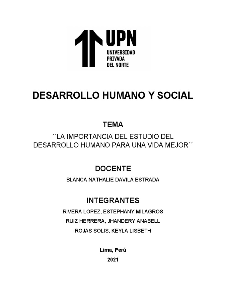 DESARROLLO HUMANO Y SOCIAL.p | PDF | Adultos | Vejez