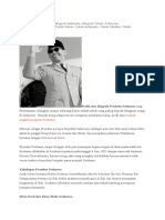 Biografi Soekarno Presiden Pertama