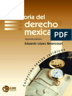 Historia Del Derecho Mexicano (Eduardo López Betancourt) PDF