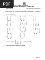 UNIT 5 Matrices and System of Equations