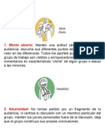 Mantén una mente abierta y fomenta la participación