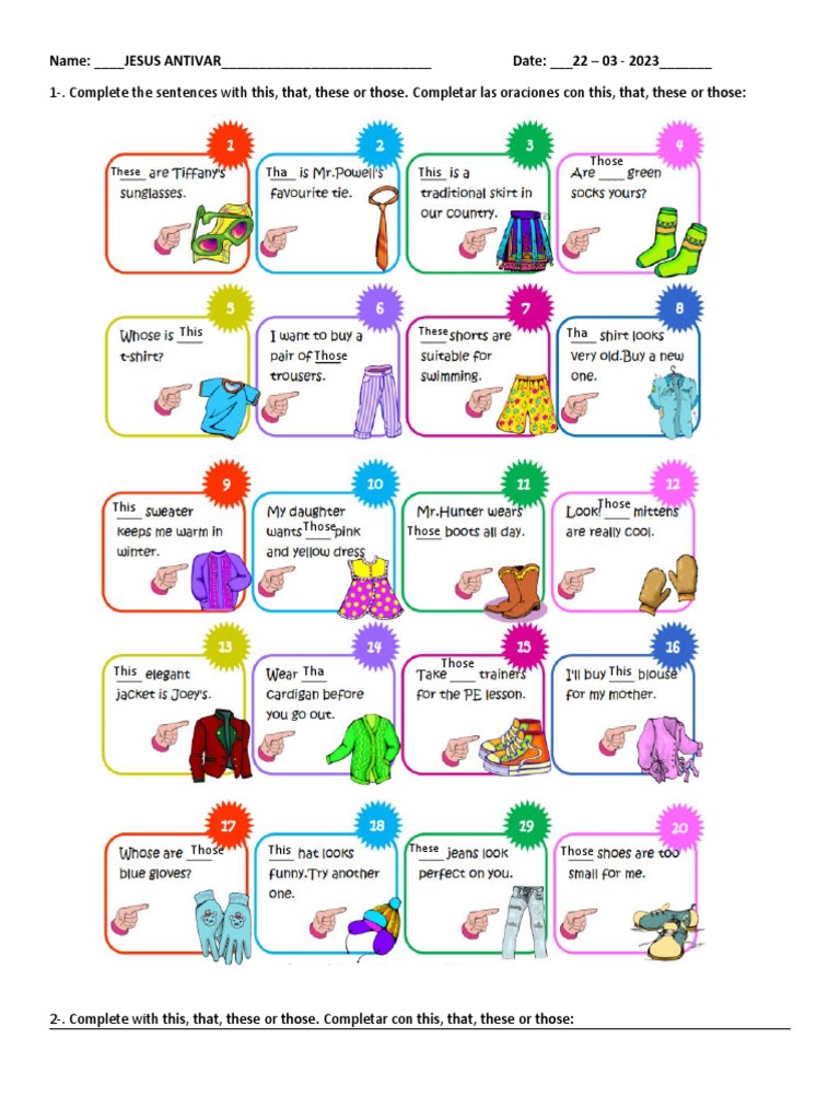 Mastering Demonstratives A Guide To Using This That These And Those