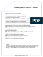 General Knowledge Qa PDF