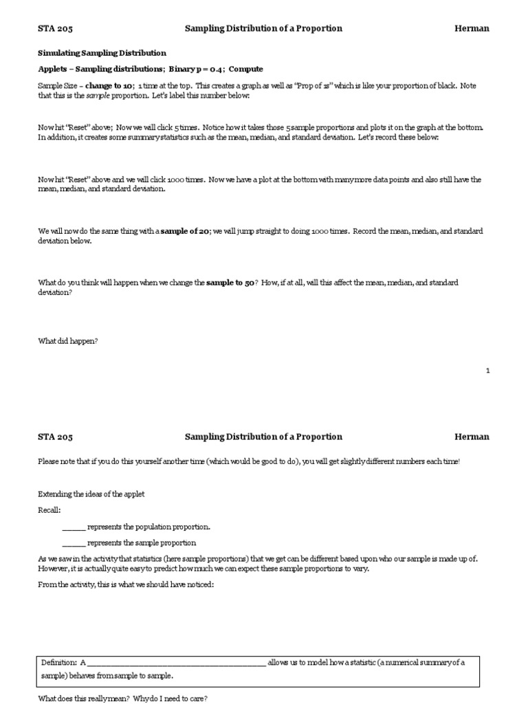 2A Stats Notes | PDF | Sampling (Statistics) | Median