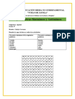 Sopa de Letras-Español - Noveno