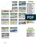 Kalendar Akademik Sesi 2023 & 2024