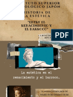 La Estética en El Renacimiento y El Barroco.