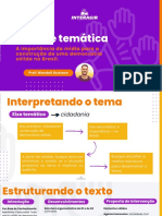 Analise Tematica Interagir Democracia Solida