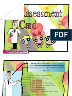 SIM Assessment Card