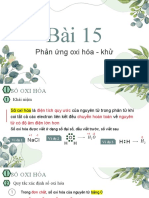 bài 15 Phản ứng oxi hóa khử