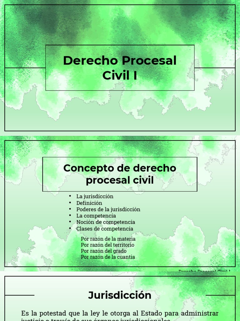 1er Modulo, Jurisdicción y Competencia | PDF | Jurisdicción | Judicaturas