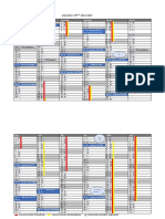 Calendrier 99eme 2022