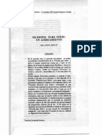 FILOSOFIA PARA NIÑOS un acercamiento