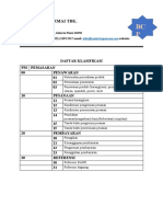 Daftar Klasifikasi