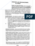 Extincion de Las Obligaciones. El Pago