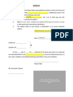 Affidavit Rillo PDF