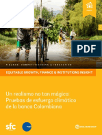 Pruebas de Esfuerzo Climático de La Banca Colombiana