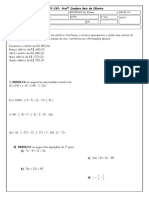 Av Dependência - 7º Ano