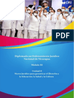 Marco Juridico para Garantizar El Derecho A La Educacion Cultura y Salud PDF