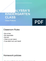 Miss. Alyssa'S Kindergarten Class