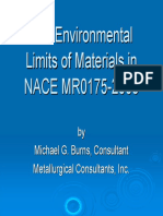 Understanding The Environmental Limits in NACE MR0175-2003