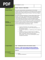 Lesson Plan Grade 7 - 3RD Week