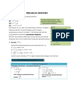 Materi Ajar Persamaan Eksponen