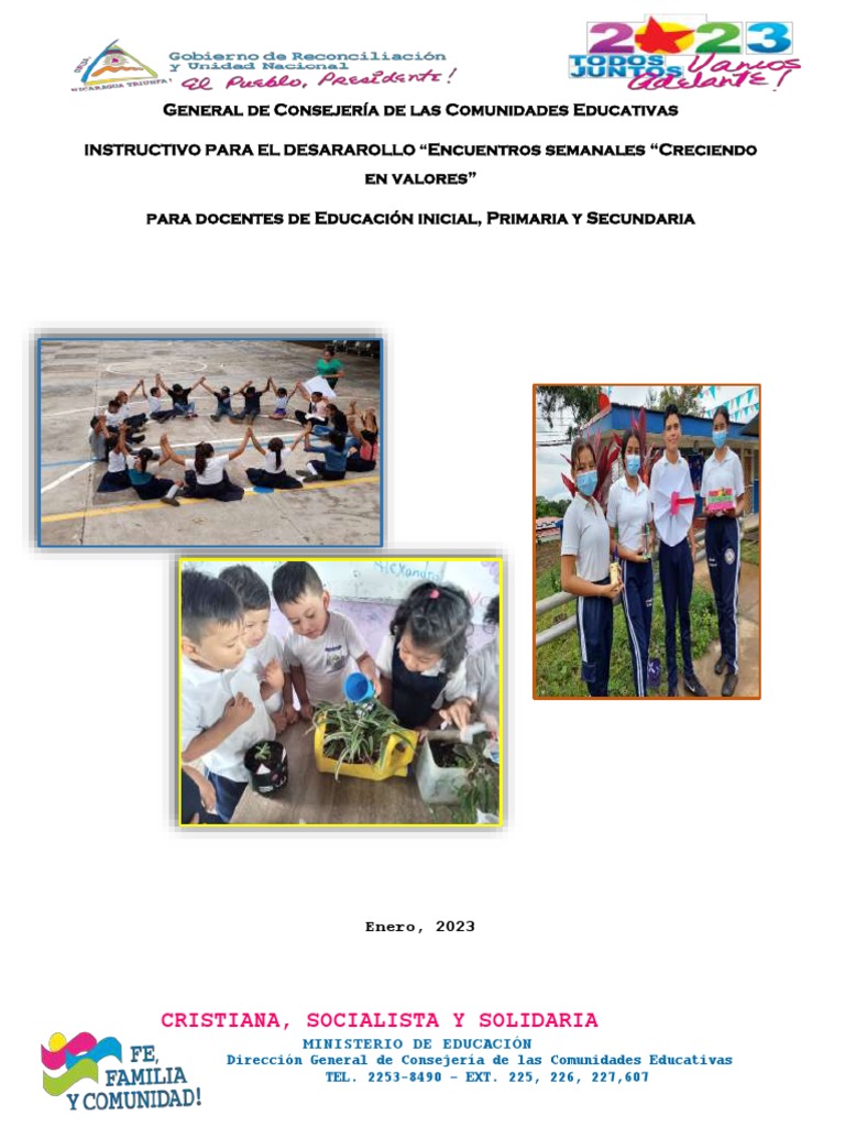 Creciendo en Valores | PDF | Aprendizaje | Maestros