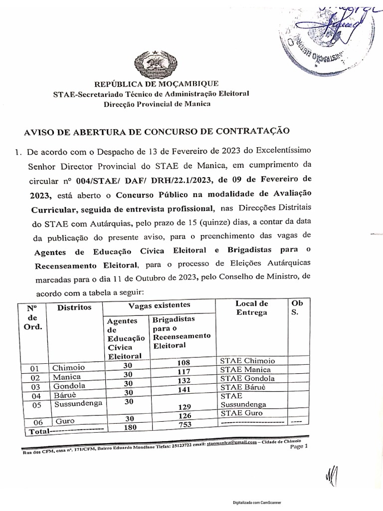 Concurso STAE | PDF
