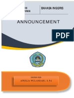 Announcement (PBL)