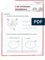 Prueba de Entrada de Aritmética PDF