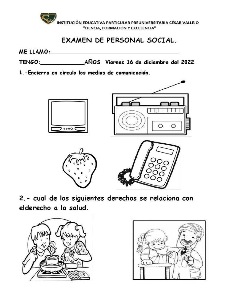 EXAMEN DE PERSONAL SOCIAL Final | PDF