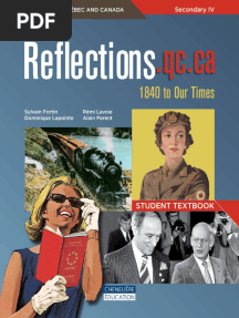 Reflections - Qc.ca, 1840 To Our Times History of Québec and Canada, Secondary IV. Student Textbook (Etc.) PDF