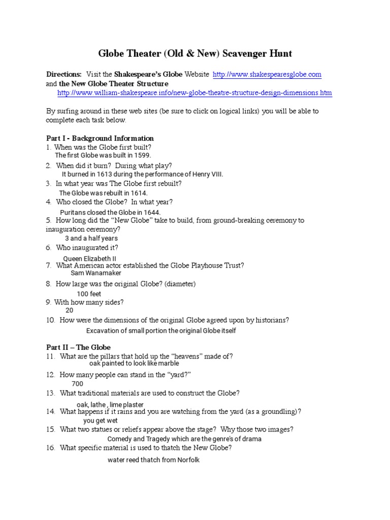 Kami Export - Ahlani Myers - Globe Theater Scavenger Hunt PDF 