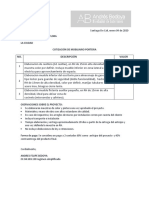 Cotizacion Recodo de La Flora PDF