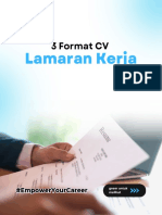 Format CV Lamaran Kerja